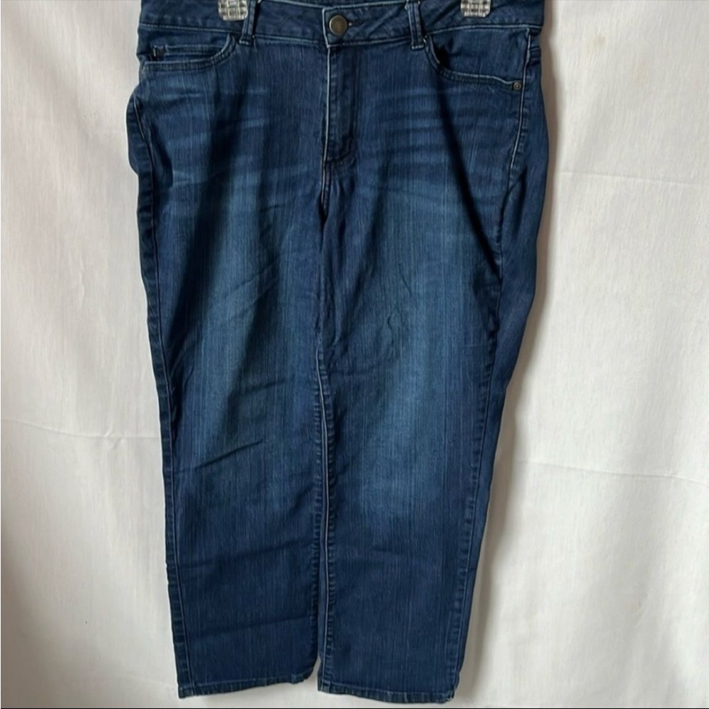 Lee Modern Series Curvy Fit Bootcut Jeans Dark Wash Stretch